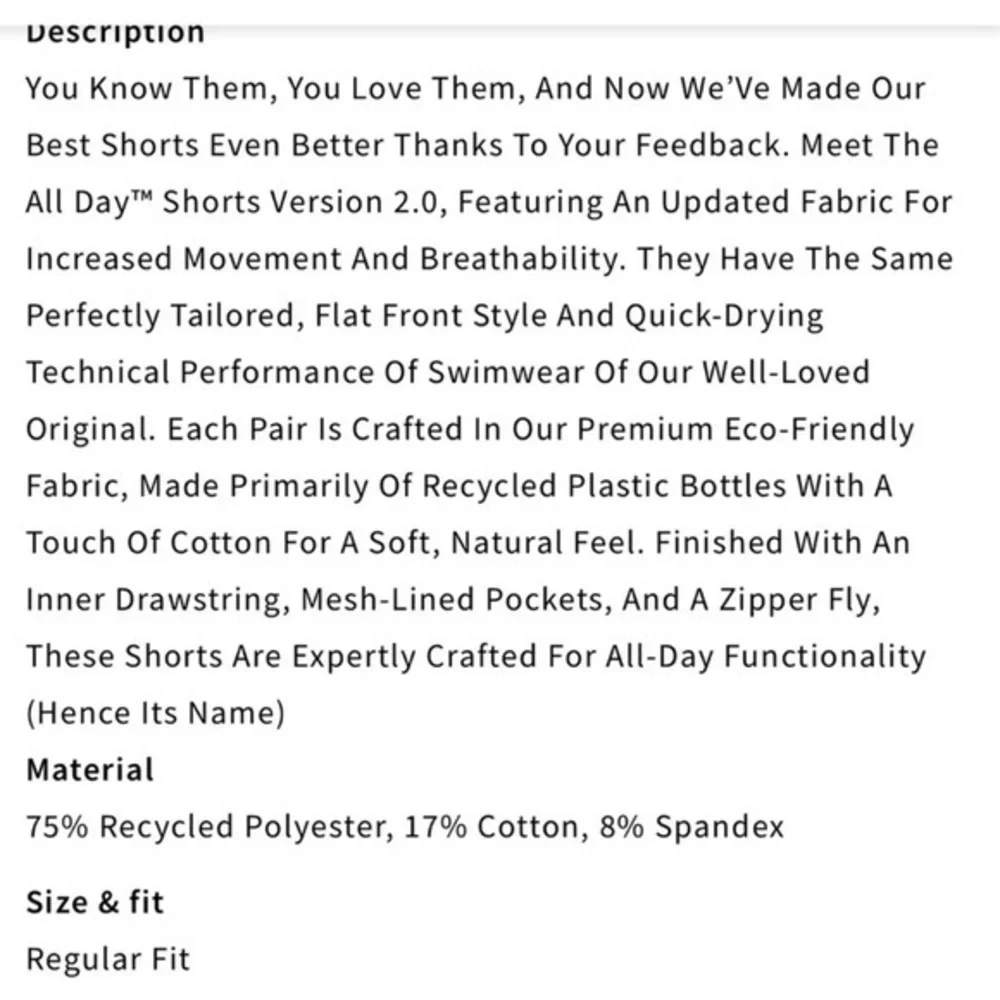 NEW FAHERTY All Day Shorts 40